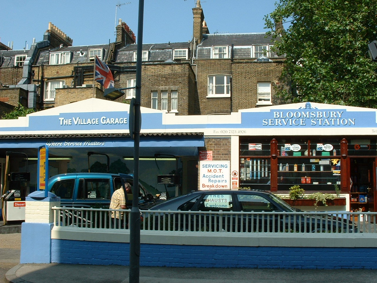 old garage in London